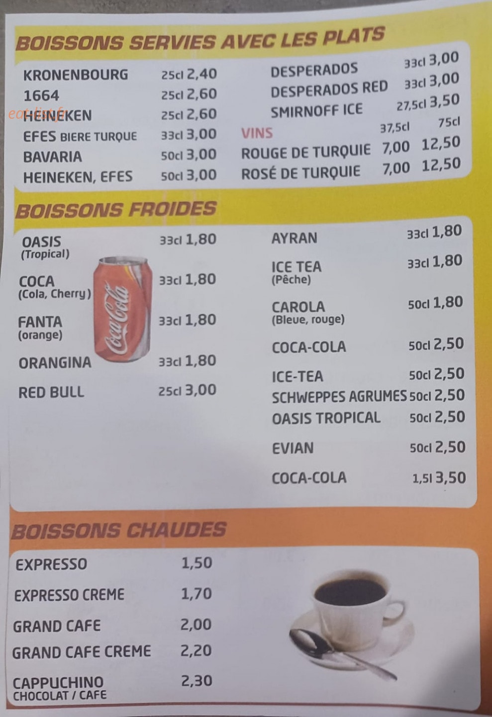 Love Snack — carte page 4