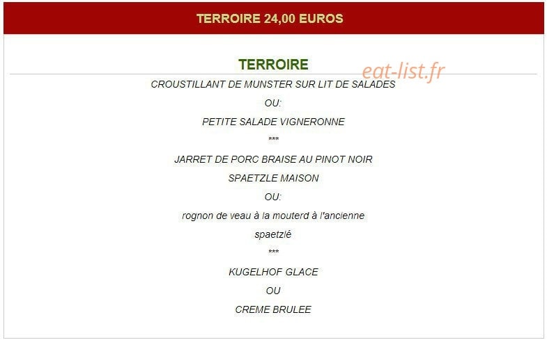 Restaurant A L'Arbre Vert — carte page 9