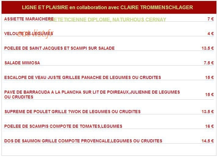 Restaurant A L'Arbre Vert — carte page 5