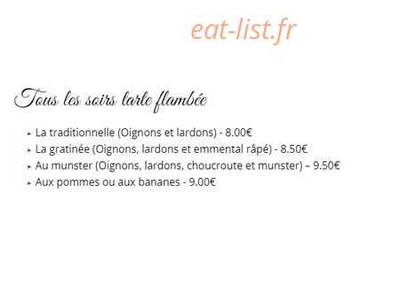 Restaurant Niemerich — carte page 4