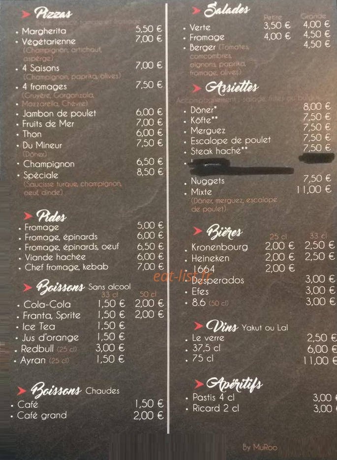 Kebab du mineur — carte page 2