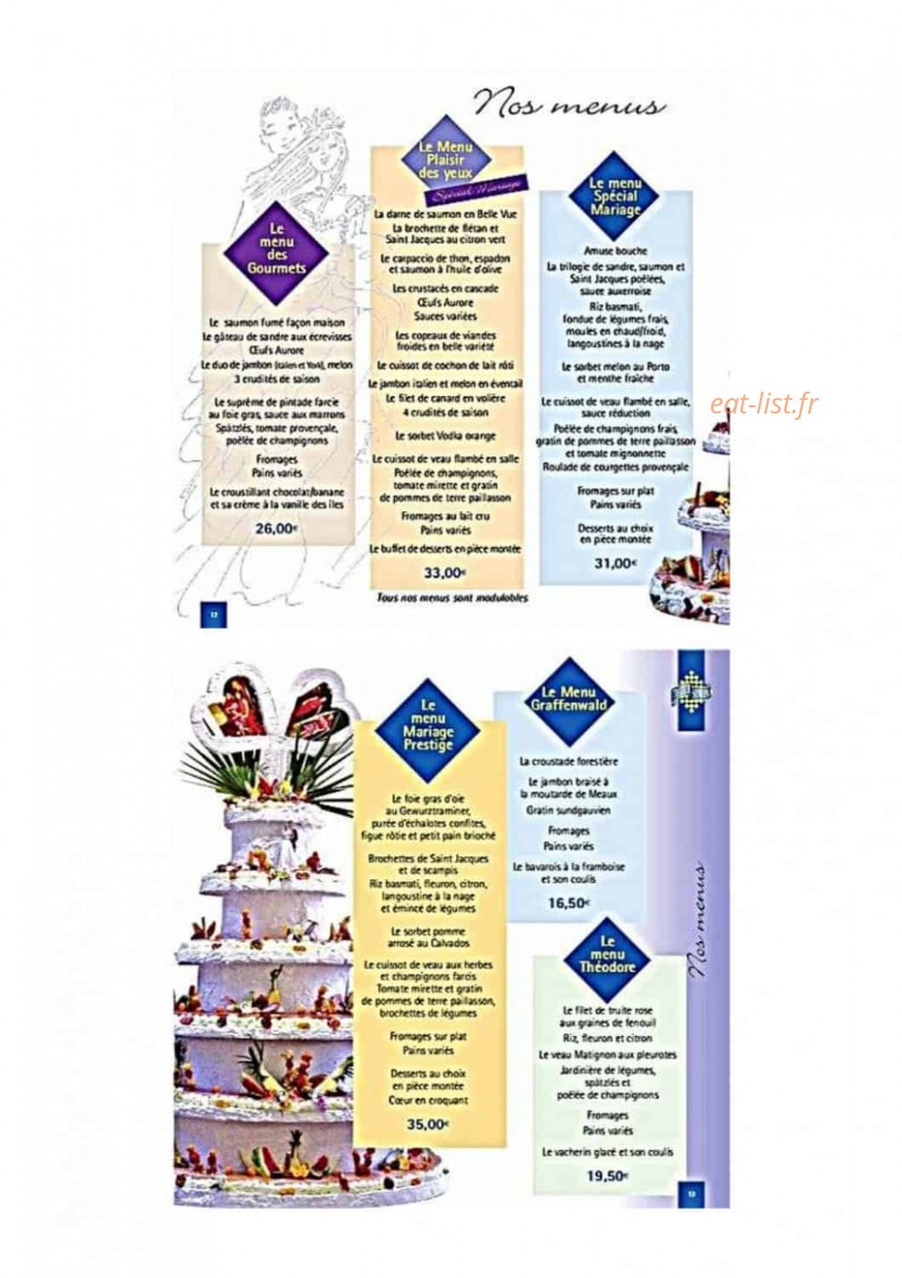 Traiteur Simon — carte page 6