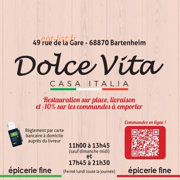 Dolce Vita — carte page 1