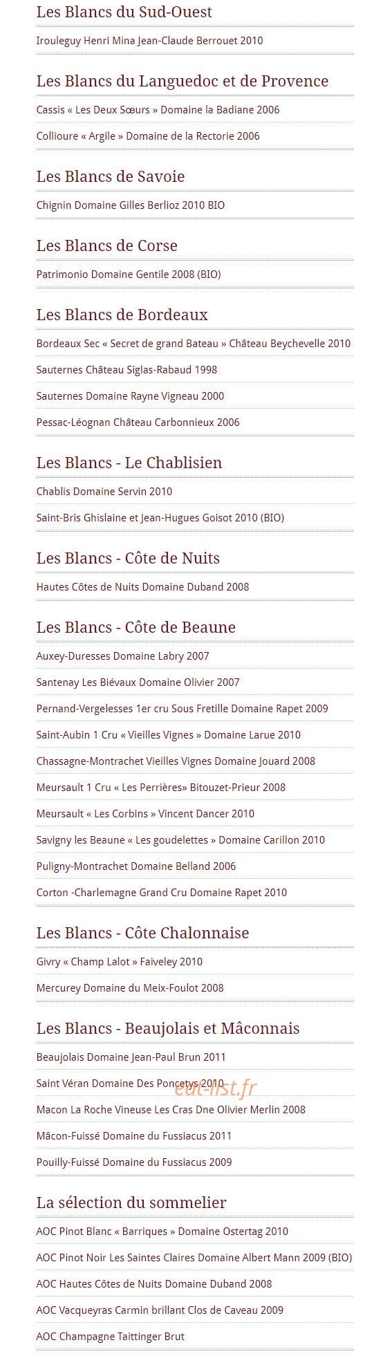 Le Colombier — carte page 5