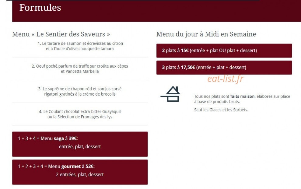 Le Colombier — carte page 2