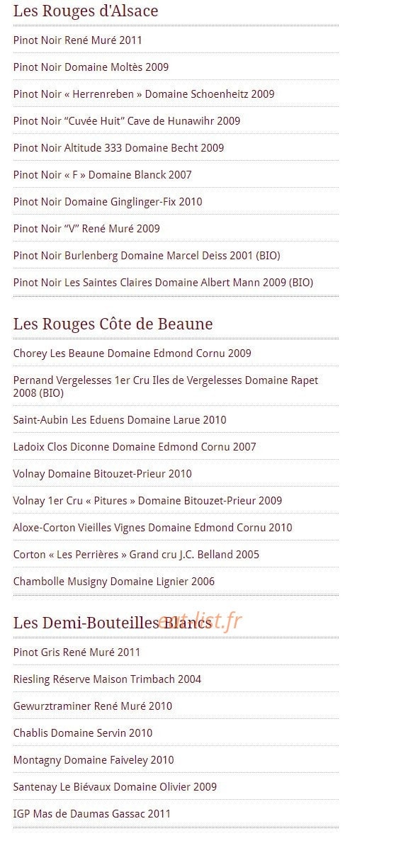 Le Colombier — carte page 7