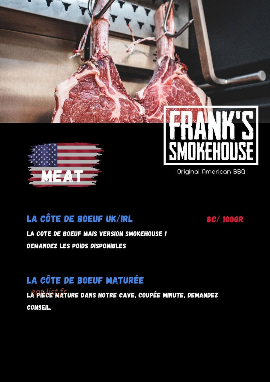 Frank's Smokehouse — carte page 5