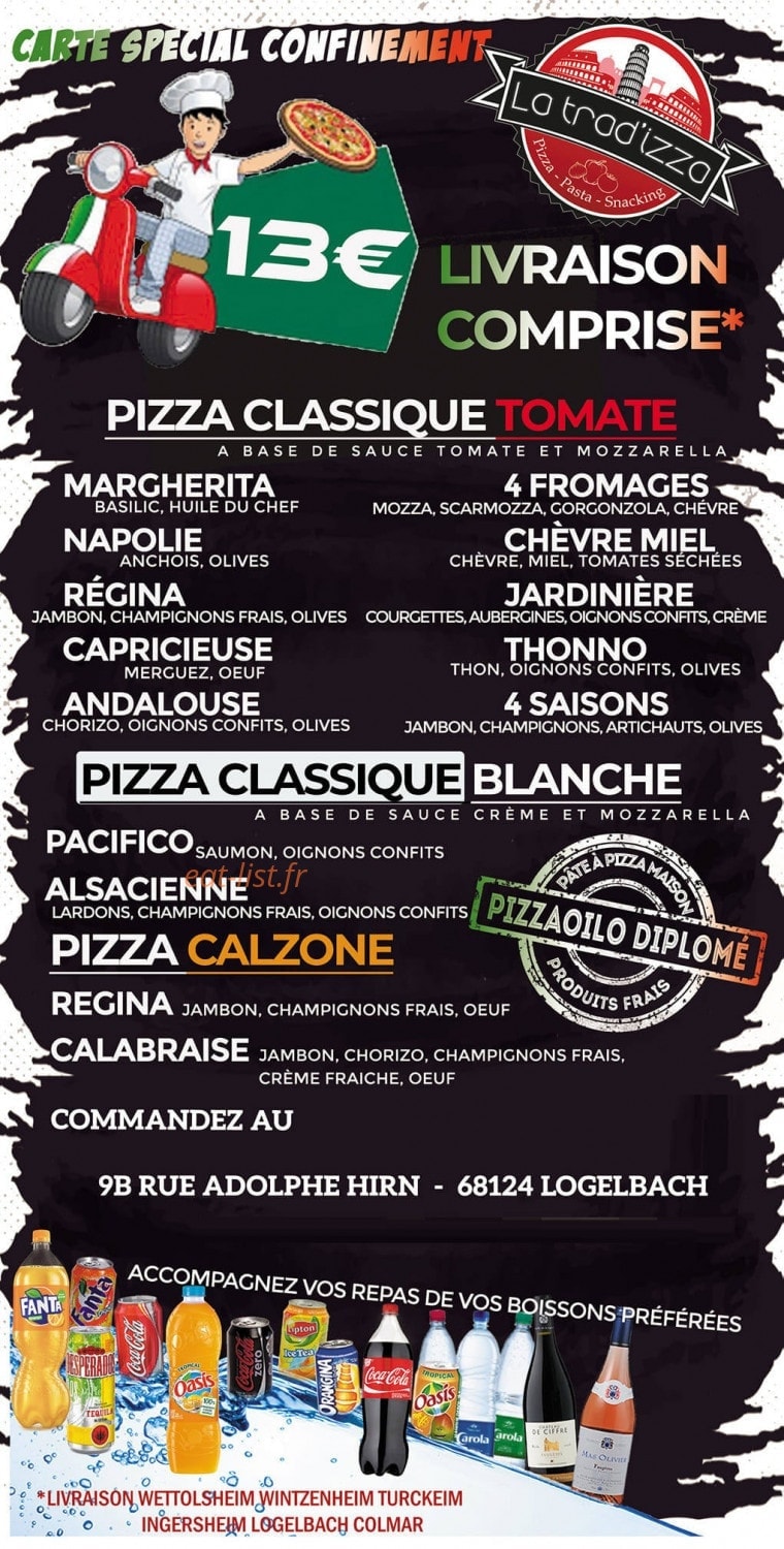 La Trad'izza — carte page 2