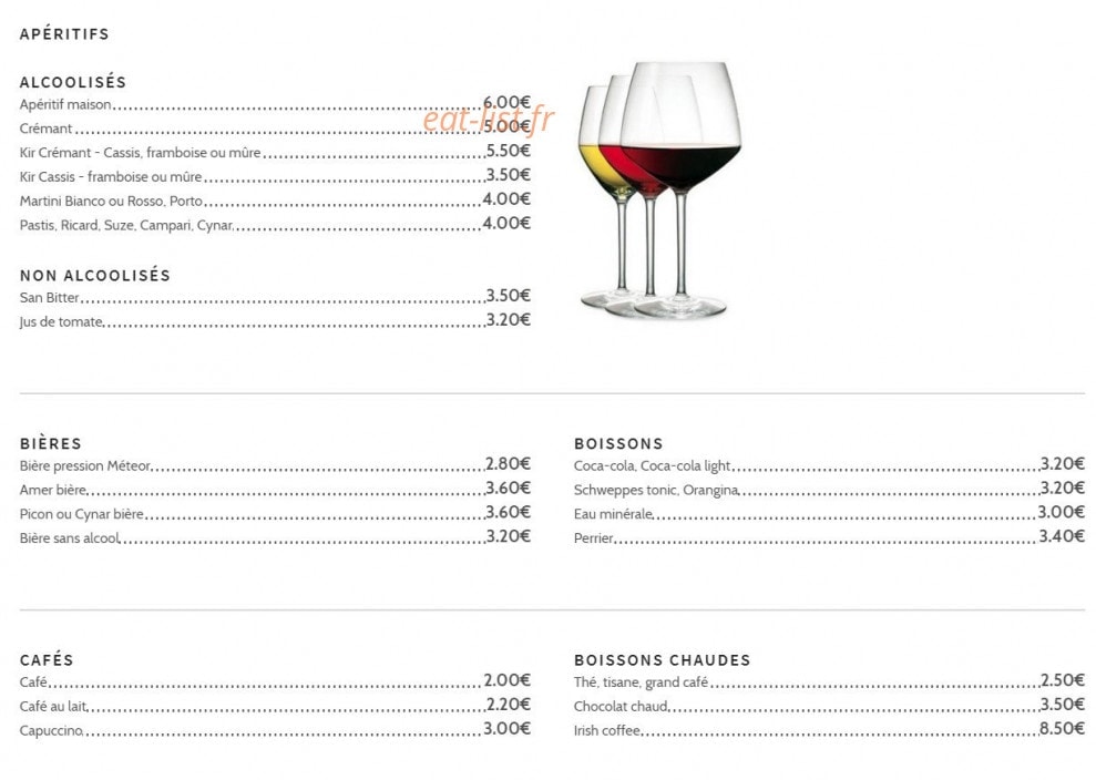 A l'Agneau Blanc — carte page 7