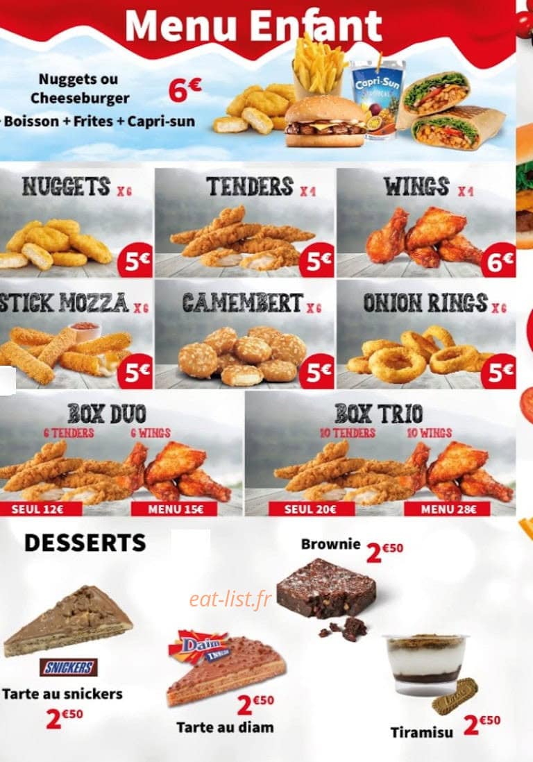 ASL Food — carte page 4