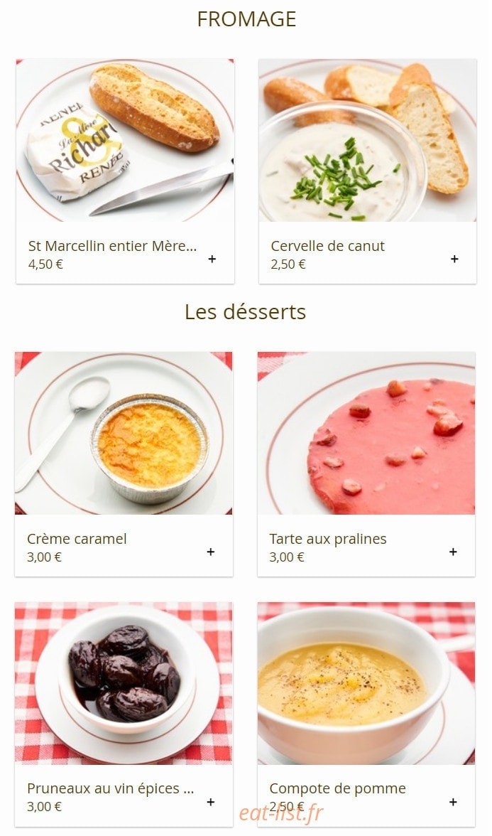 Bouchon Chez Paul — carte page 5