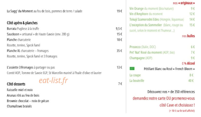 Braise & Vin — carte page 2