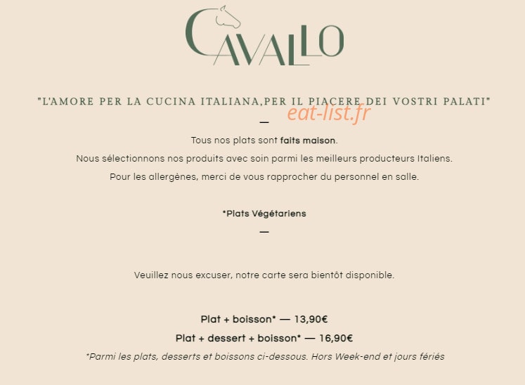 Cavallo — carte page 1