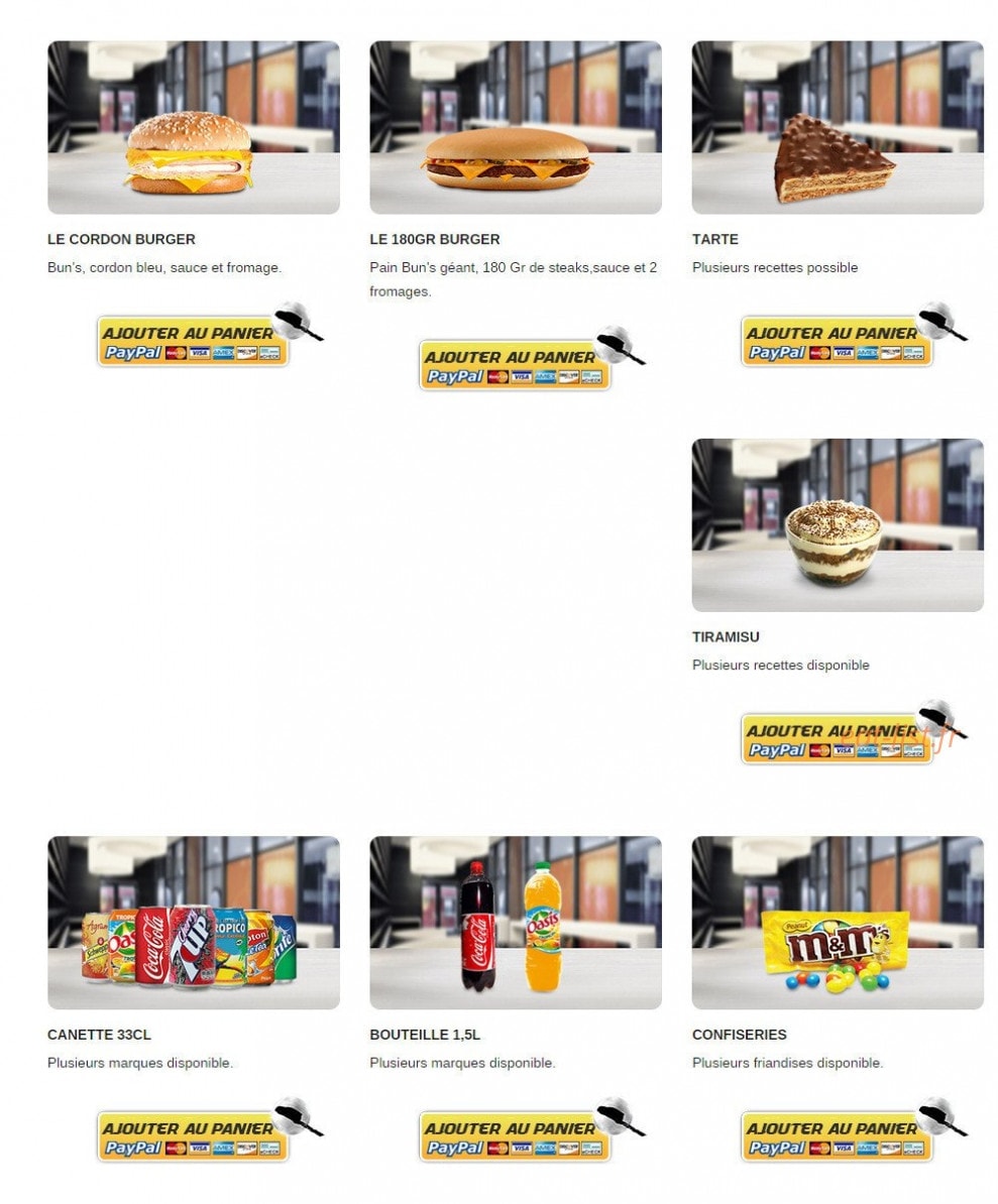 Chicken City — carte page 2