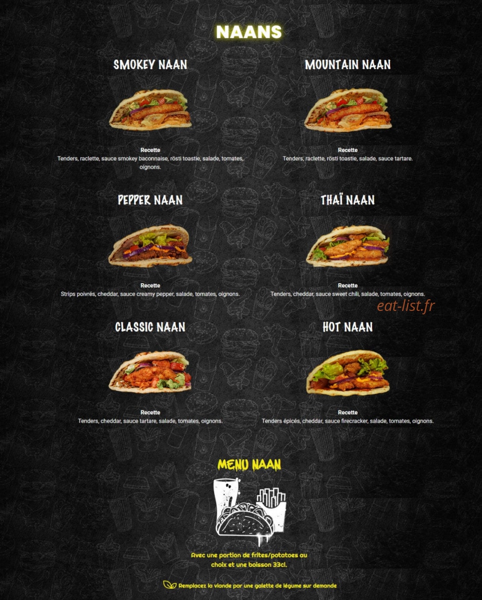 Chicken Time — carte page 5