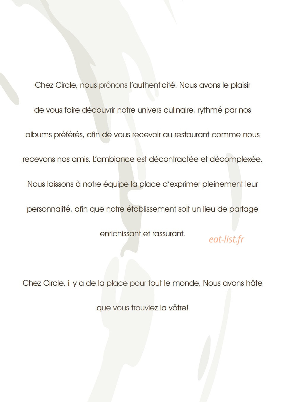 Circle — carte page 3