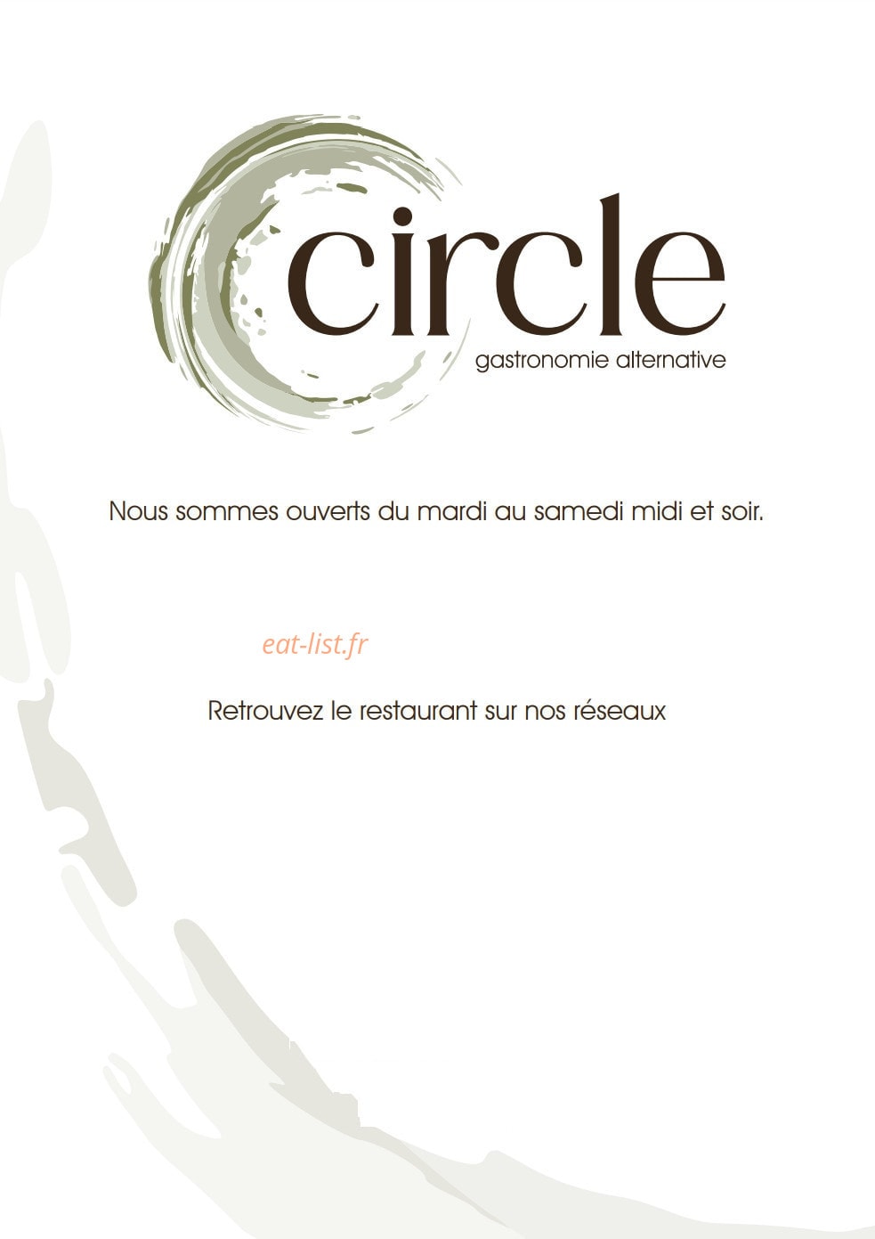 Circle — carte page 1