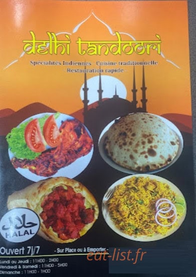 Delhi Tandoori — carte page 1