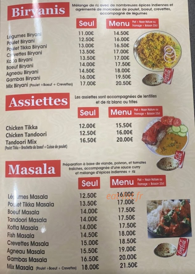 Delhi Tandoori — carte page 4
