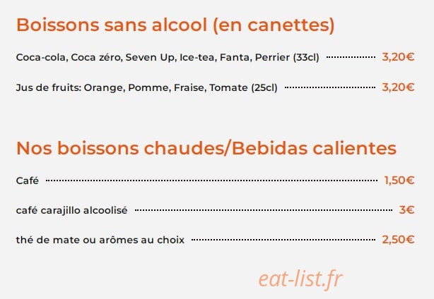 El Chivito — carte page 6