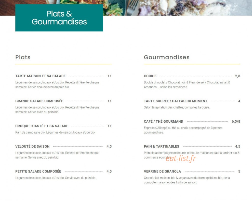 Équilibres Café — carte page 1