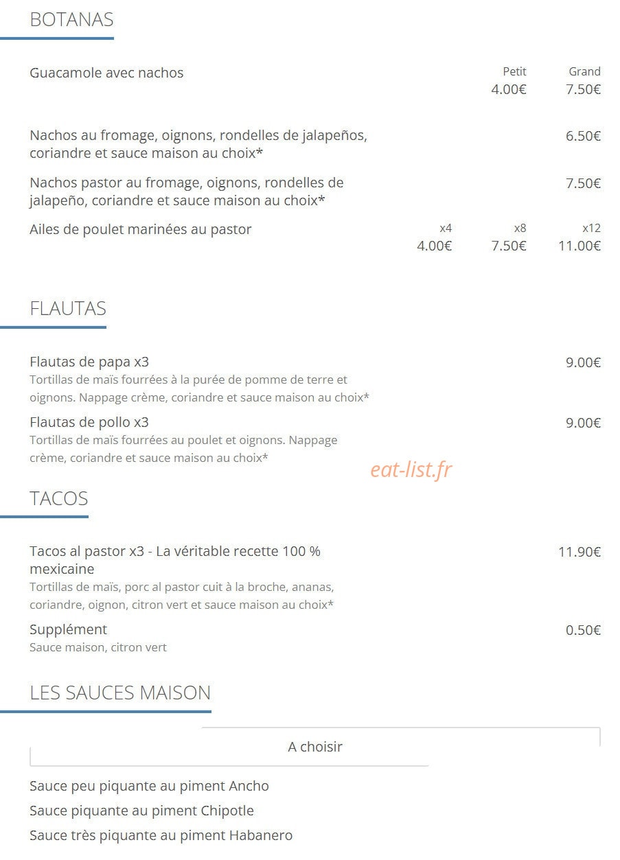 Hecho En México — carte page 1