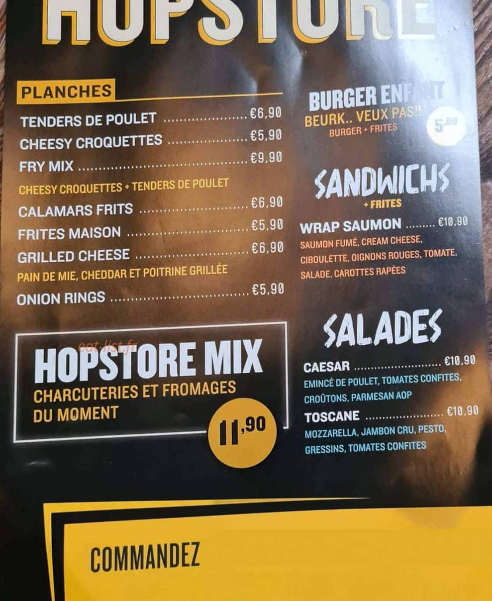 Hopstore — carte page 2