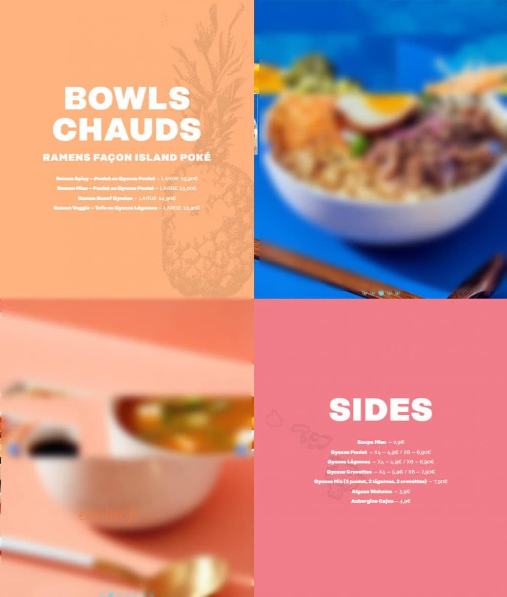 Island Poké — carte page 6
