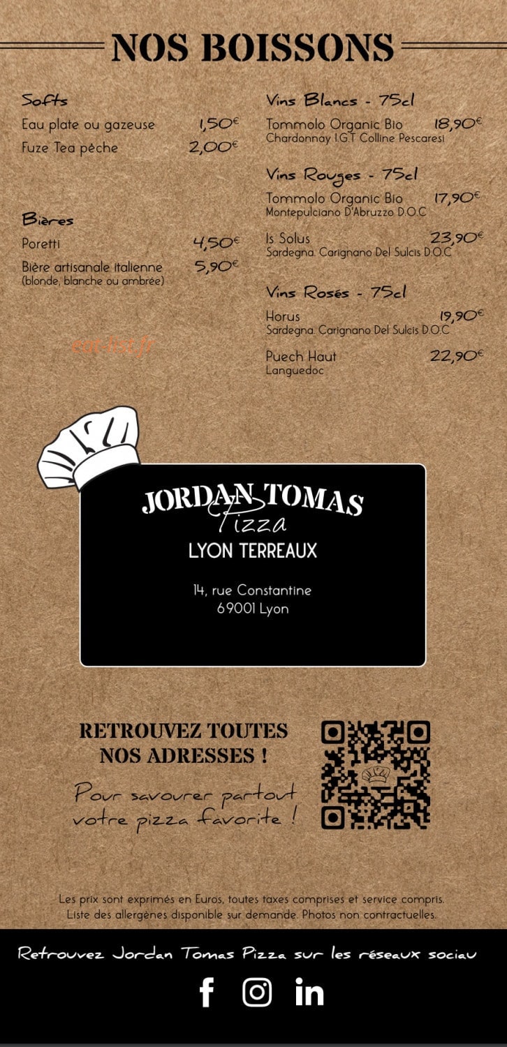 Jordan Tomas - Pizza Mamamia — carte page 8