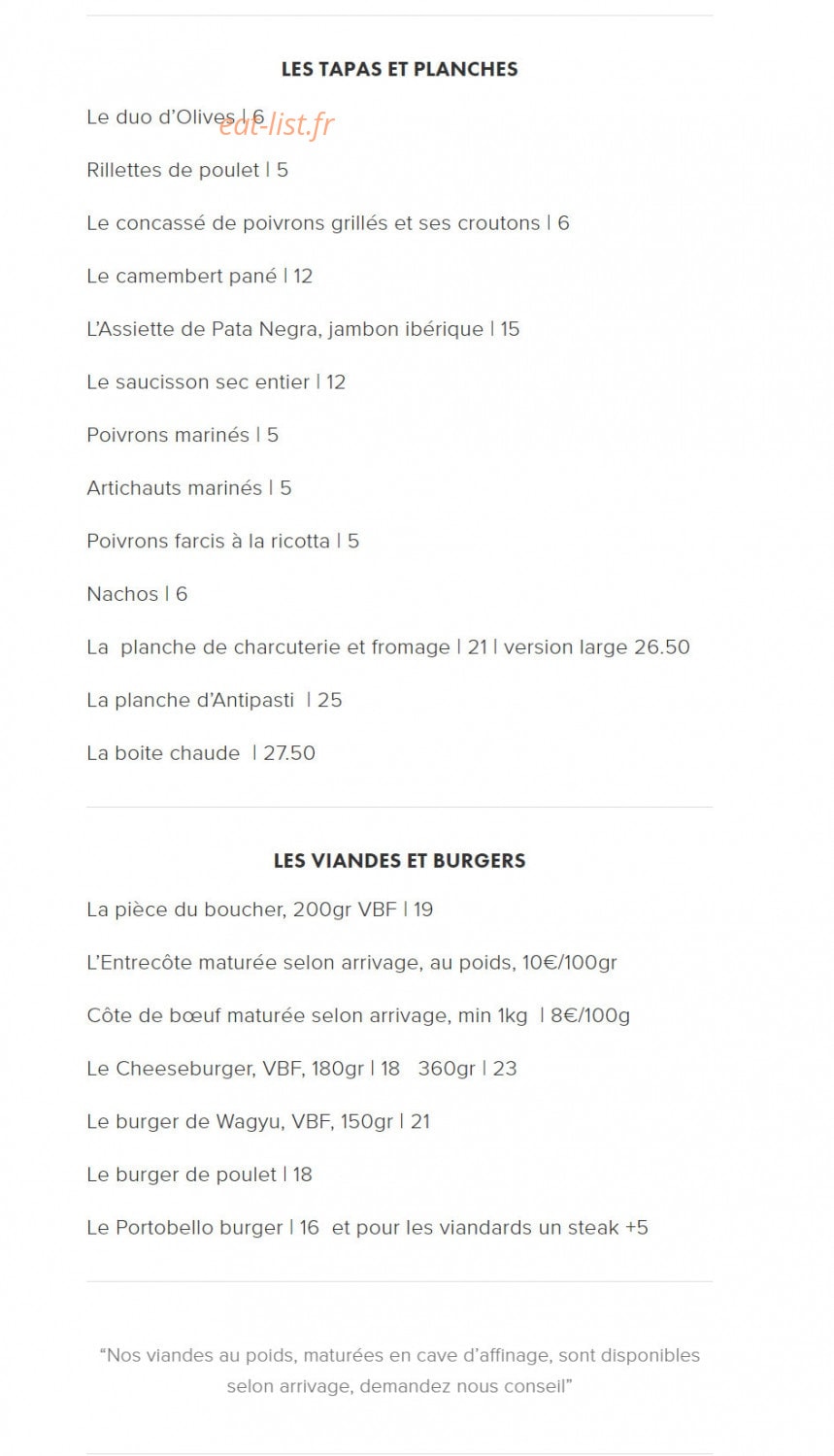 L’Arbre Sec — carte page 2