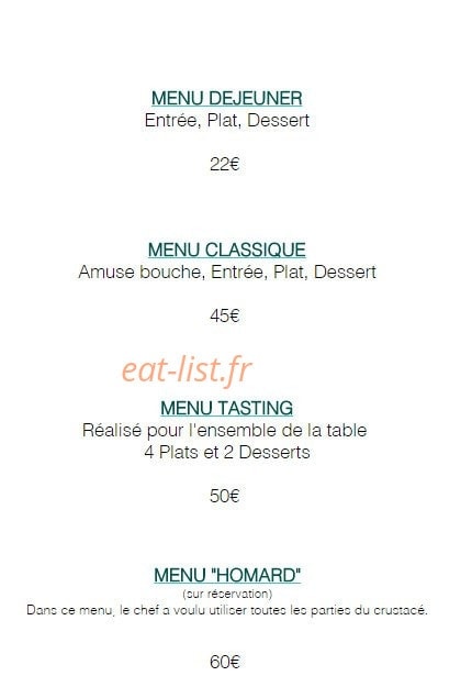 L'Etage — carte page 1