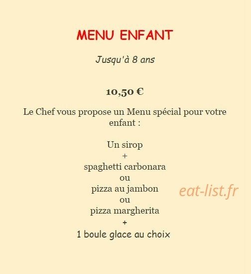 La Focaccia — carte page 6