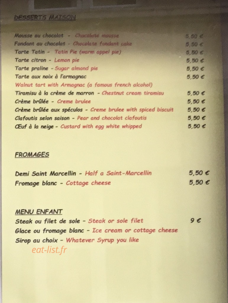 Le Jardin Gourmand — carte page 3