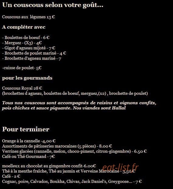Le Ksar — carte page 2