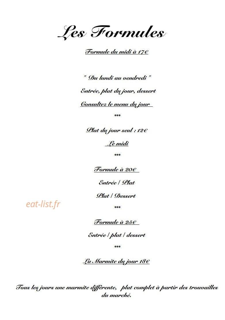 Le Saint Vincent — carte page 1