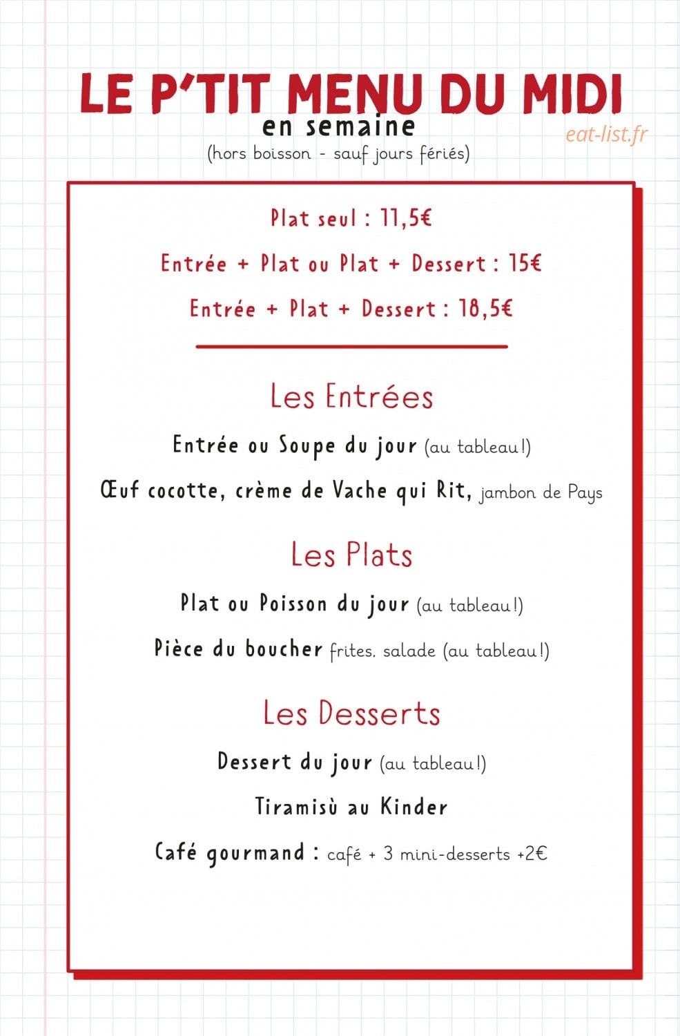 Les Fils à Maman — carte page 2