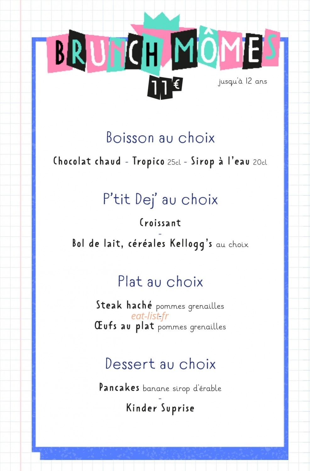 Les Fils à Maman — carte page 3