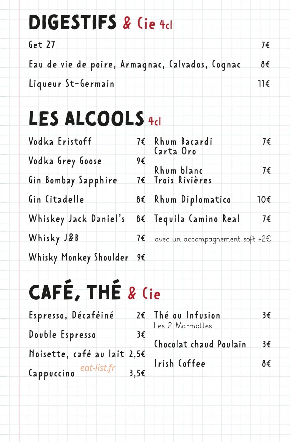Les Fils à Maman — carte page 20