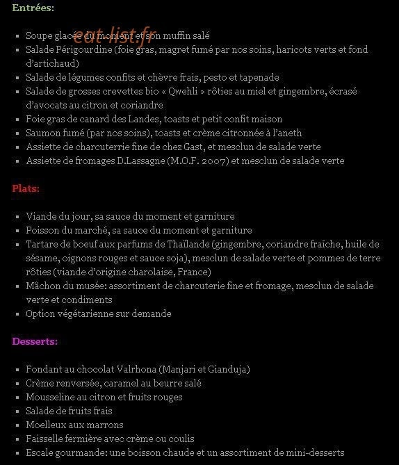 Les Terrasses Saint Pierre — carte page 1
