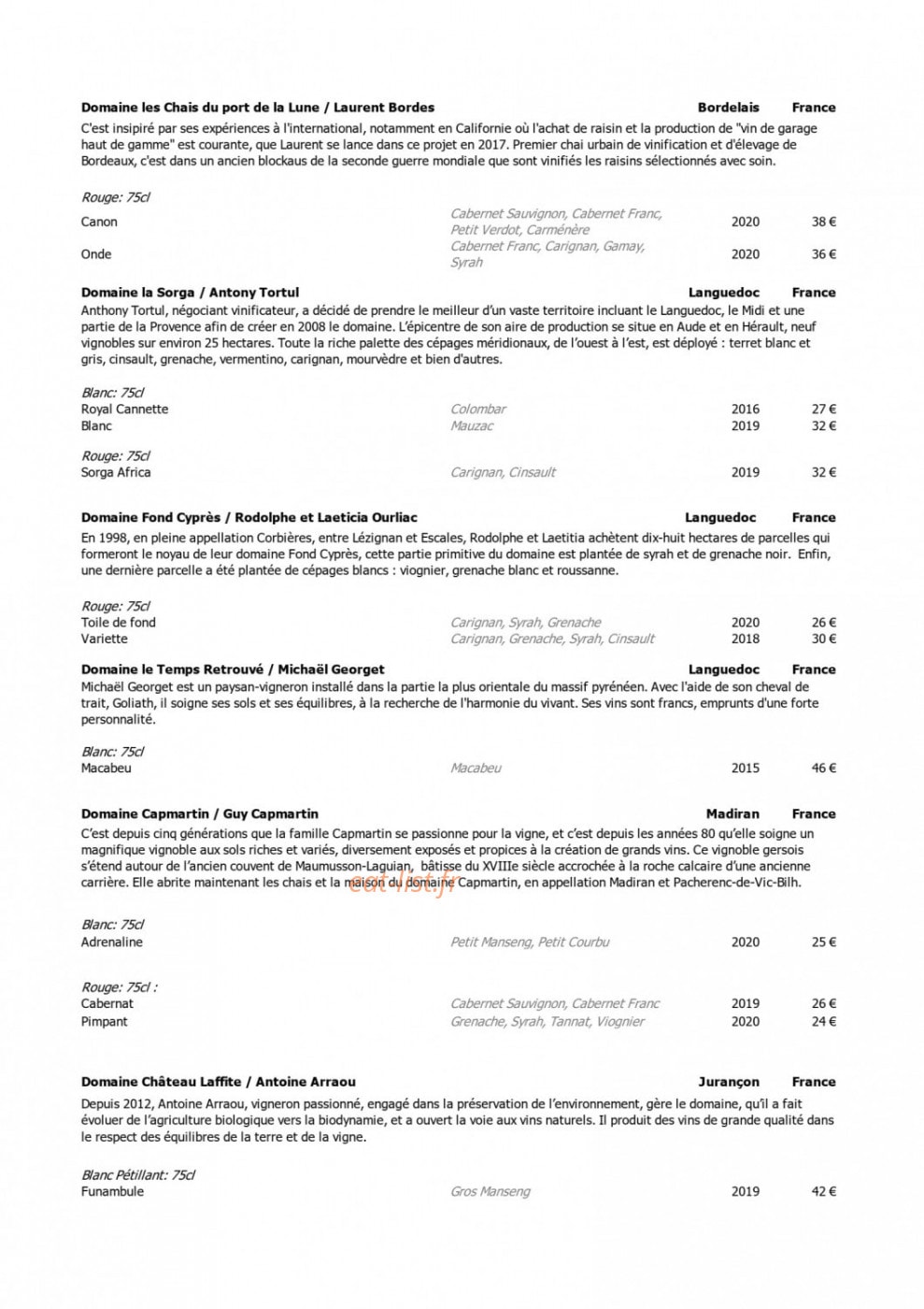 Little Yard — carte page 7