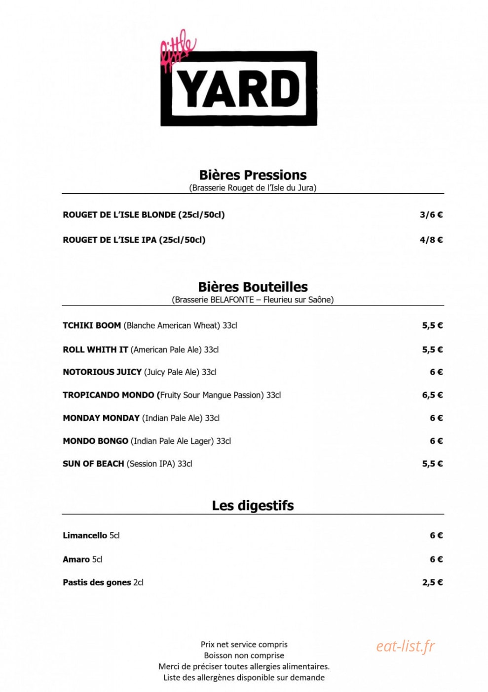 Little Yard — carte page 1