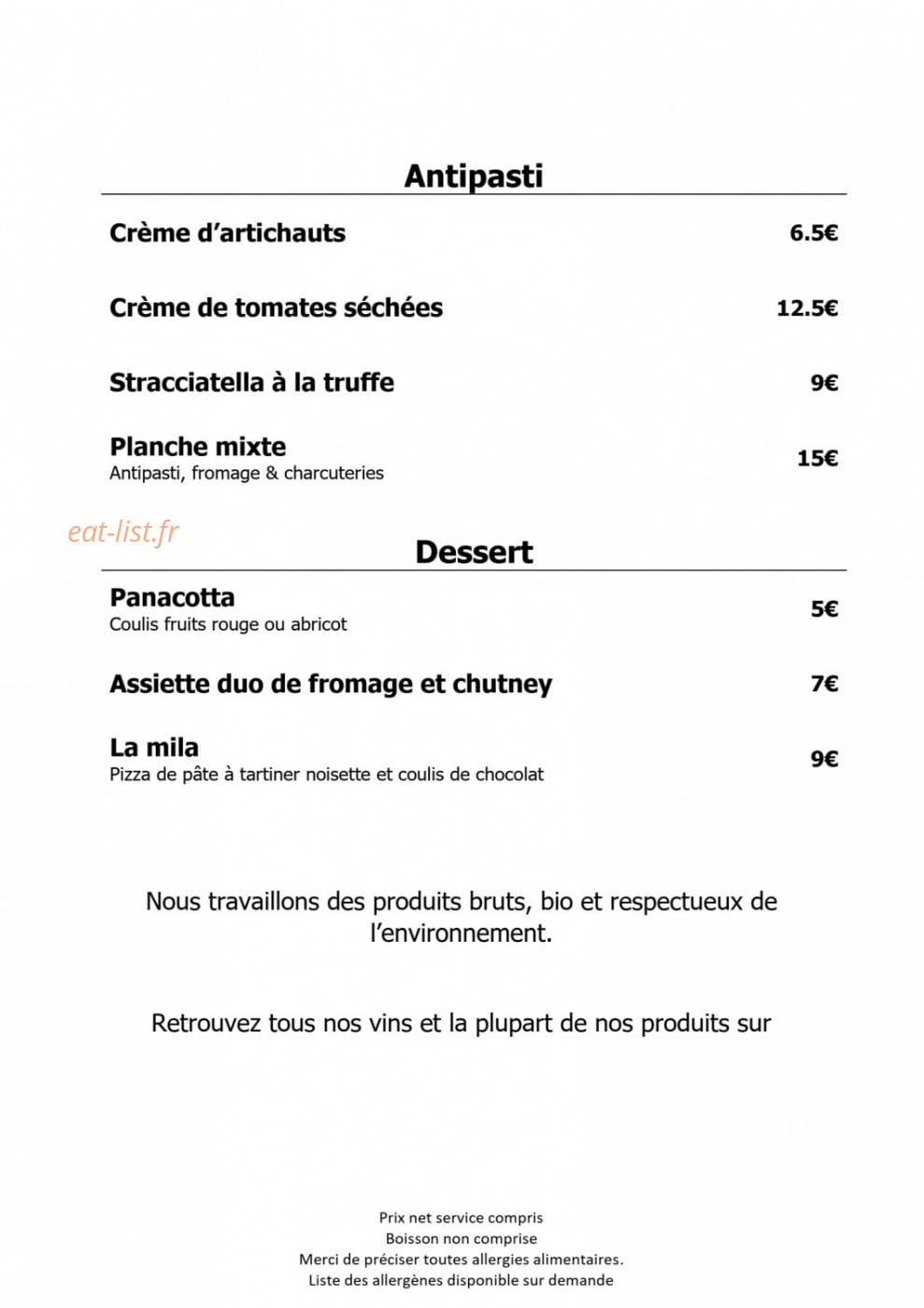 Little Yard — carte page 4