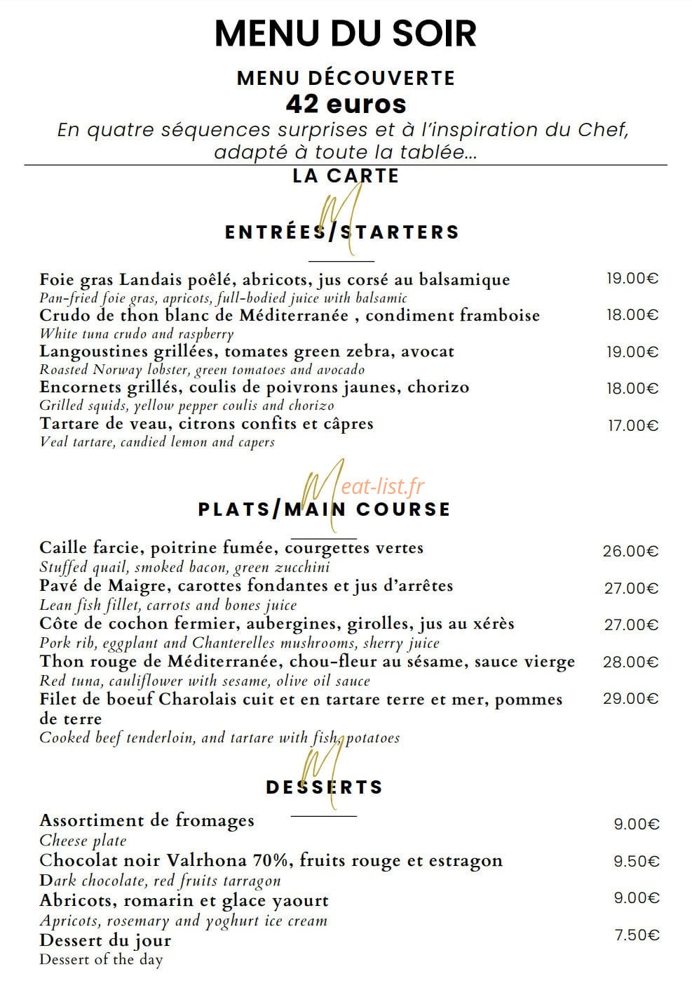 Maison Moly — carte page 2