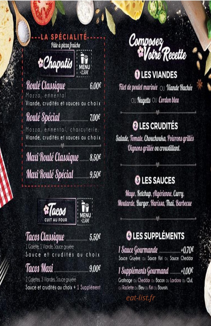 Miss House — carte page 1