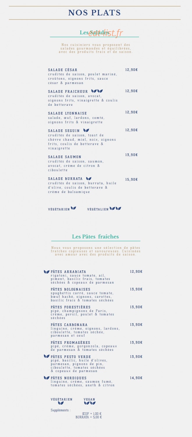Nuage café — carte page 7