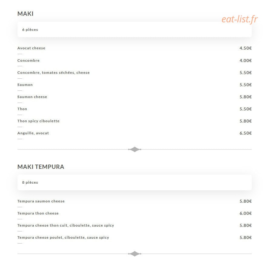 Petit Osaka — carte page 6