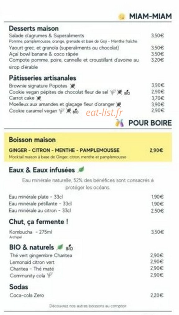 Popotes — carte page 2