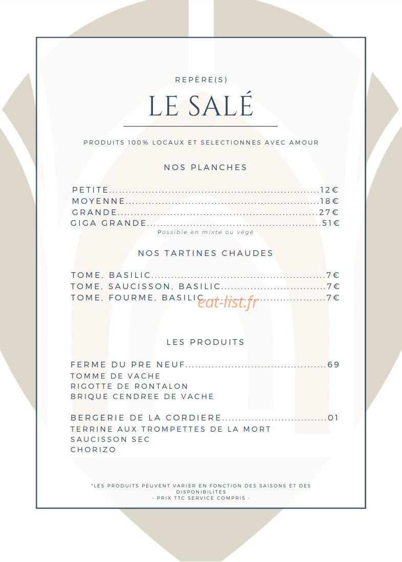 Repère — carte page 1