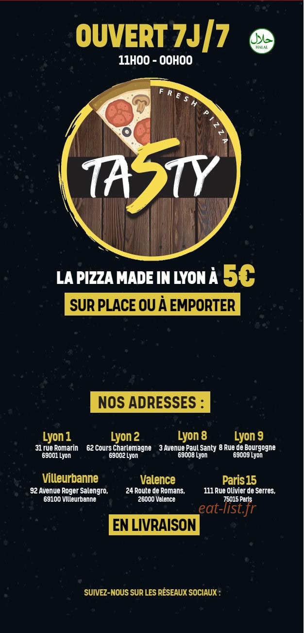 Ta5ty — carte page 1