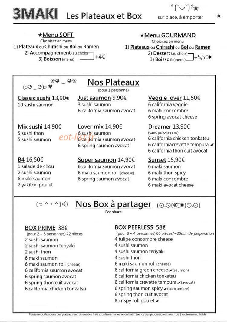 3 Maki — carte page 3